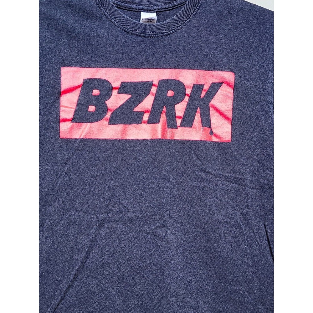 BZRK Black Magic T-Shirt Black Size Medium Gym Workout Muscles - Picture 2 of 6
